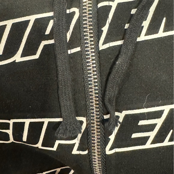 Men’s Large Supreme Repeat zip up hoodie luxury brand - Picture 5 of 6